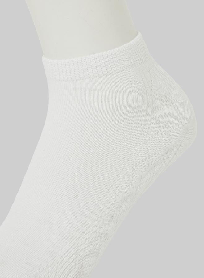 Styli Pack of 5- Solid Breathable Comfortable Ankle Socks - Image 5