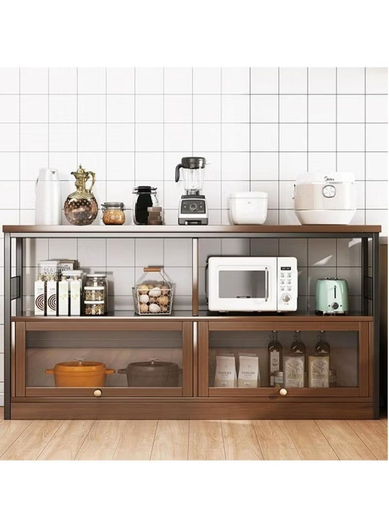 EXPERT Coffee Cabinet, Large Capacity Coffee Table, Modern Minimalist Style Home Coffee Corner, Suitable for Living Room or Office - Image 4