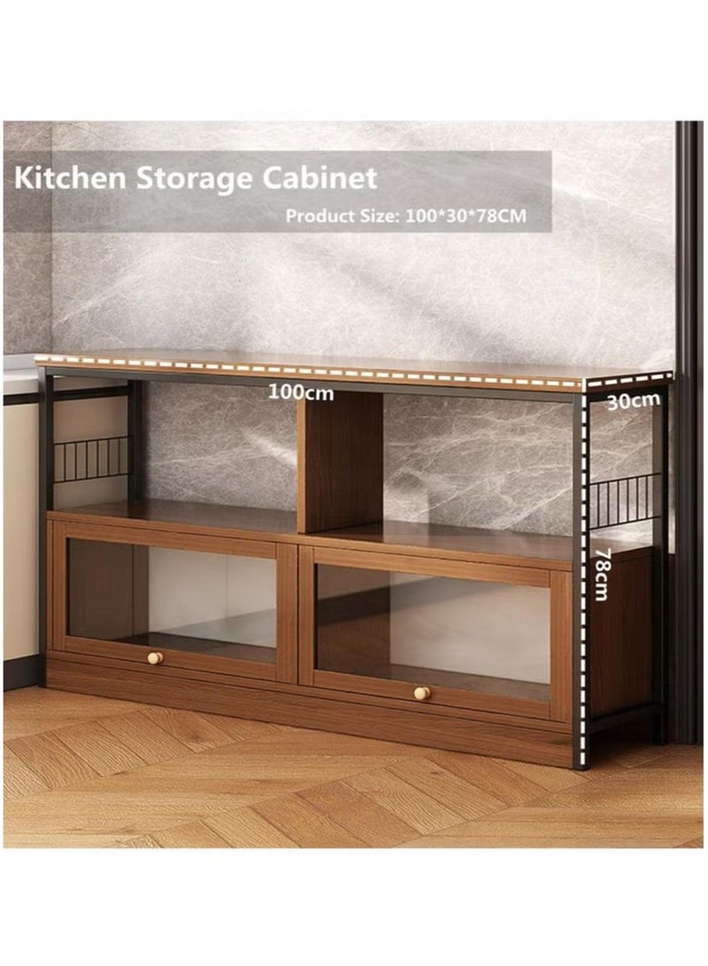 EXPERT Coffee Cabinet, Large Capacity Coffee Table, Modern Minimalist Style Home Coffee Corner, Suitable for Living Room or Office - Image 3