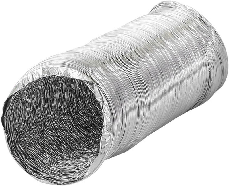 Flexible Aluminum Ventilation Duct for Bathroom Kitchen Extractor Fan 80-300mm Multiple Lengths(2m,100mm) - Image 1
