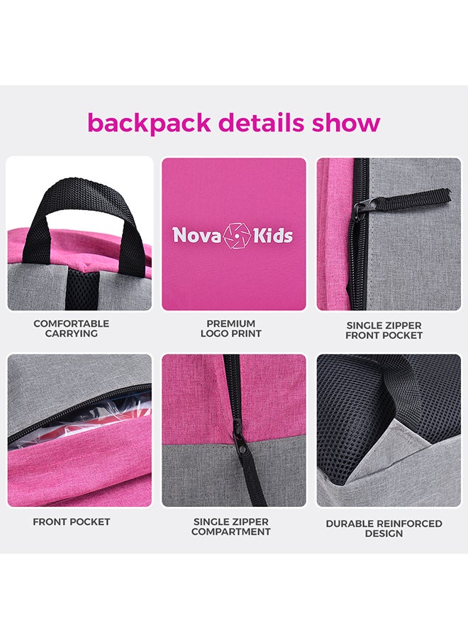 School Bag, 17Inch/18L - Lilac
