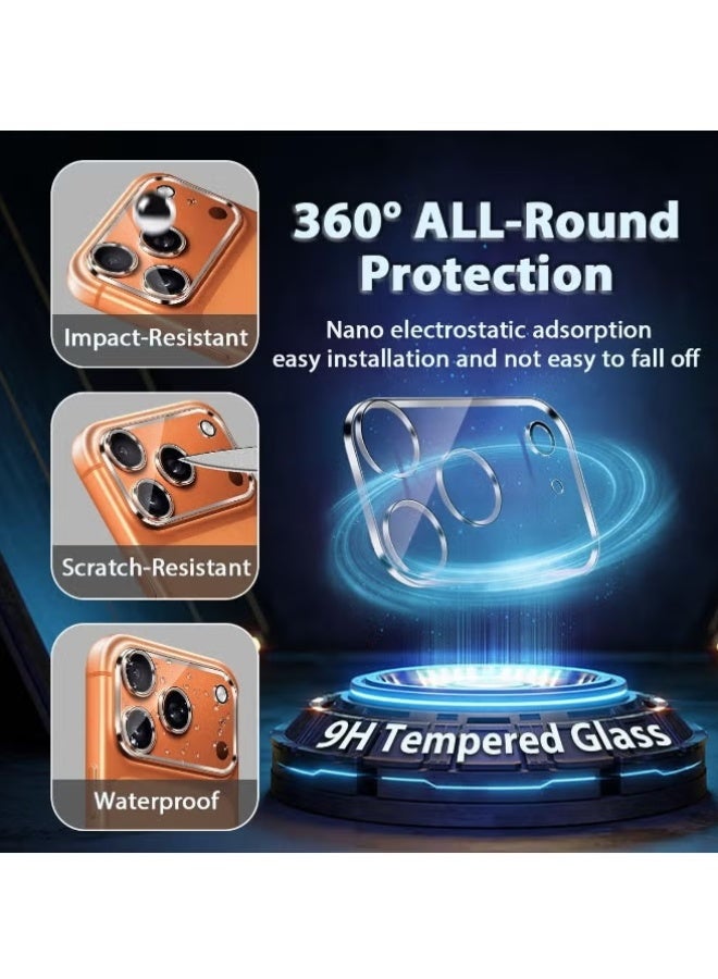 iPhone 17 Pro  Camera Lens Protector – 9H Tempered Glass, High-Quality Transparent Scratch-Resistant Rear Camera Protection, Single Pack. - Image 2