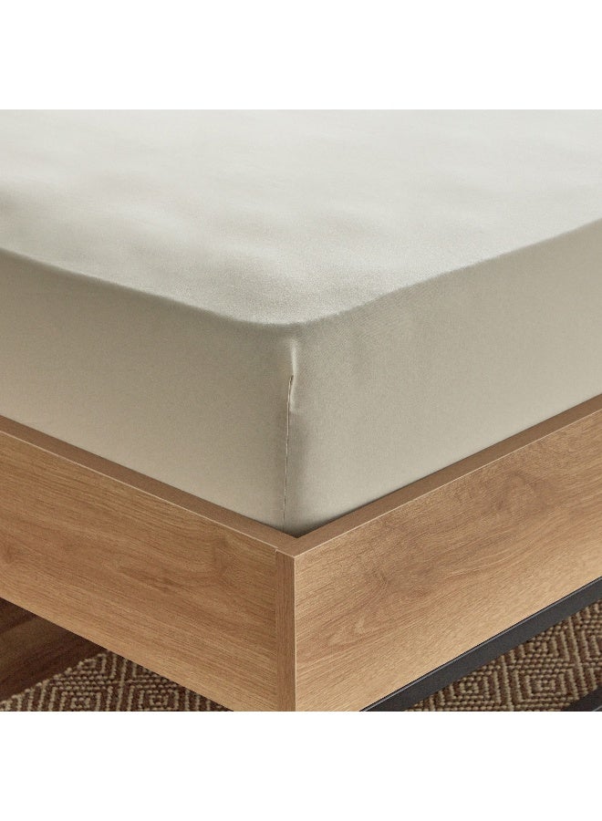 Home Box Derby Solid Microfiber Twin Fitted Sheet - 120x200+25 cm - Image 5