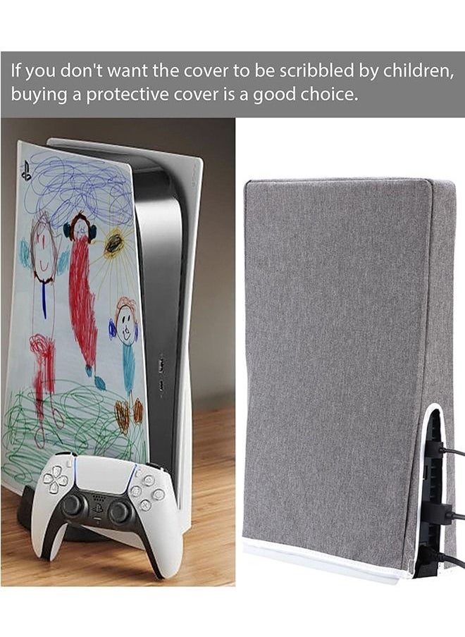 Flash Hawk Dust Cover Protector for Playstation 5 Console Disc Edition and Digital Edition Grey  - Image 5