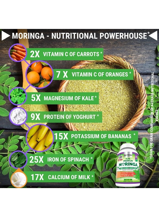 FRESH HEALTHCARE Moringa Oleifera - 180 Capsules - Image 4