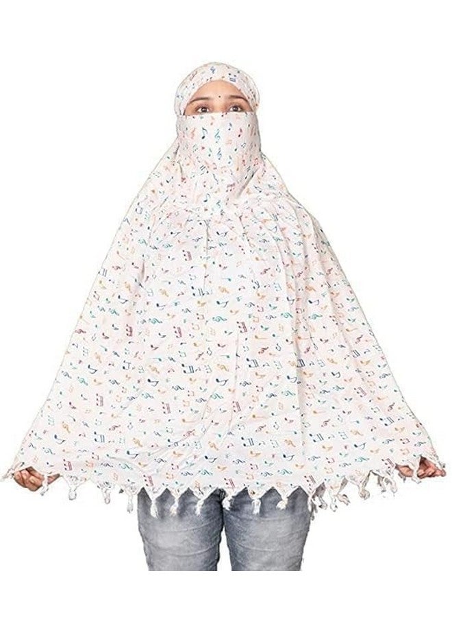 women's Pure Cotton Long Scarf cum Mask usable for Driver Anti Pollution Full Face Cover With UV Sun Rays Protection - Image 4