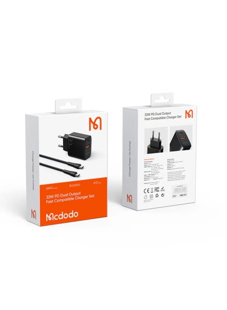 Mcdodo 33W Charger + C to C Cable Charger Set CH-0922 - Image 2