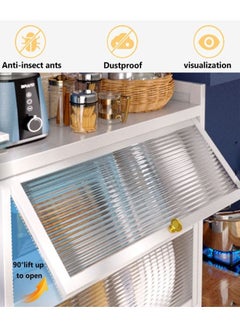NKX 4-Tier Stackable Organizer Cabinet with Doors  - Image 3