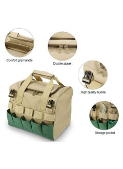 Cool Baby COOLBABY Outdoor Dual use Garden Tools Folding Stool Portable Garden Kit Chair with Detachable Storage Bag  - Image 4