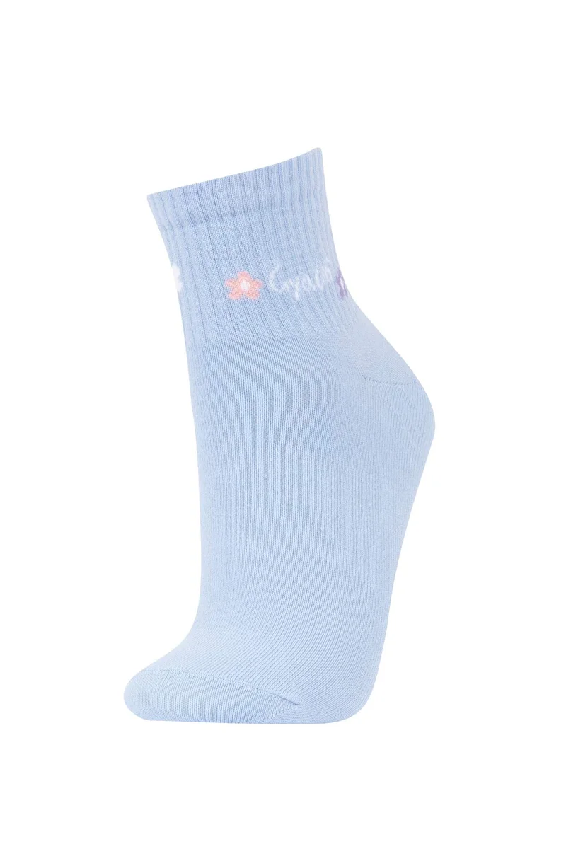 ديفاكتو Women 5 Pack Cotton Short Socks