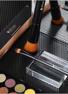 DUcare 2Pcs Foundation Brush and Concealer Brush Professional Flat Top Kabuki Brush for Face Synthetic Liquid Blending Mineral Powder Makeup Tools  - Image 2