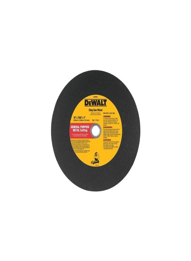 ديوالت عجلة منشار تقطيع GP من DeWalt DW8001B4 مقاس 14 بوصة × 7/64 بوصة × 7/64 بوصة × 1 بوصة، عبوة من 4 قطع - Image 5