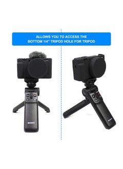 Y&D Camera Case for Sony ZV-1, Slim Fit DSLR Sleeve Protective Anti-Scratch Soft Digital Silicone Housing Bag Cover ZV-1  - Image 4