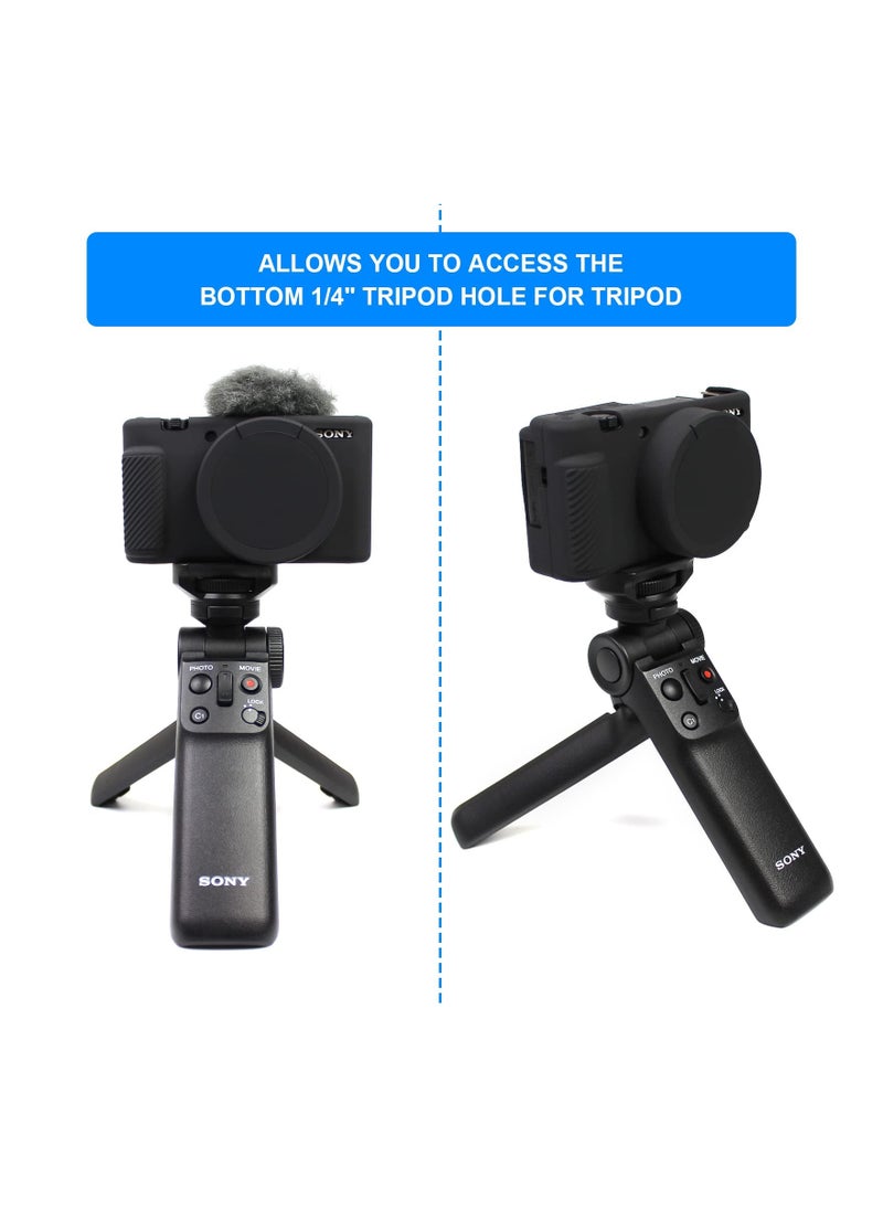 Y&D Camera Case for Sony ZV-1, Slim Fit DSLR Sleeve Protective Anti-Scratch Soft Digital Silicone Housing Bag Cover ZV-1  - Image 4