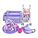 ANIVIA Baby Doll Stroller Set Includes Stroller Crib Play Mat Feeding Toy Diaper Bag Nursery Role Play Set 11 Doll Included - Image 3