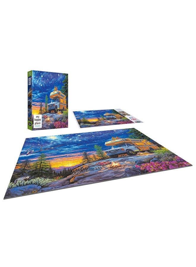 RoseArt - My Happy Place - Camper Night - 750 Piece Jigsaw Puzzle for Adults - Image 3
