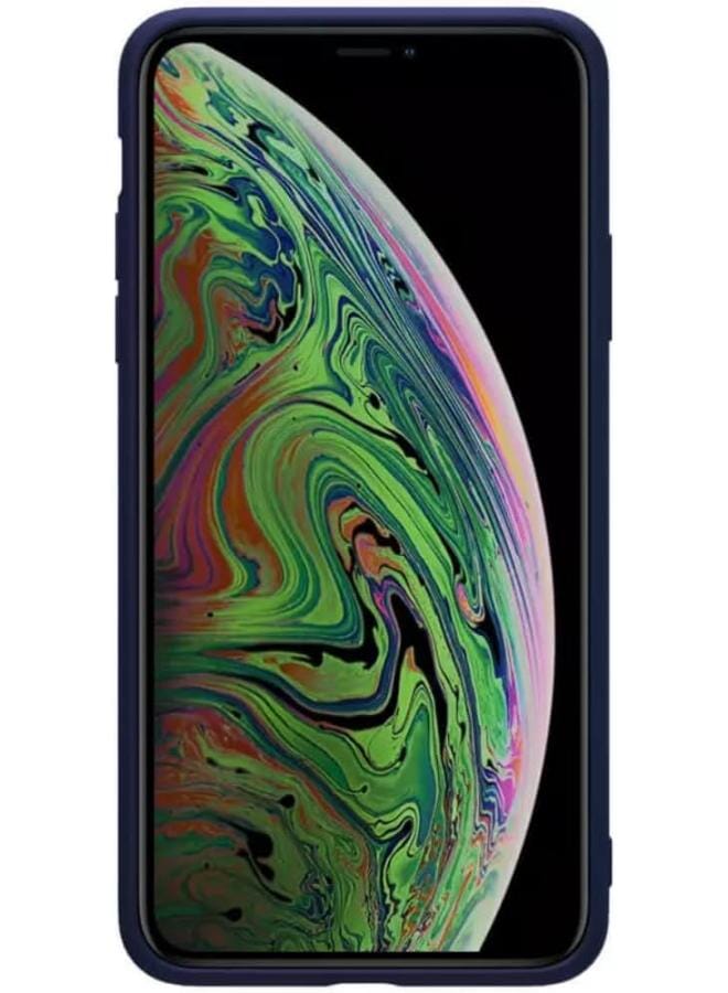 Nillkin Rubber Wrapped Protective Back Cover For Apple Iphone 11 Pro - Blue - Image 3
