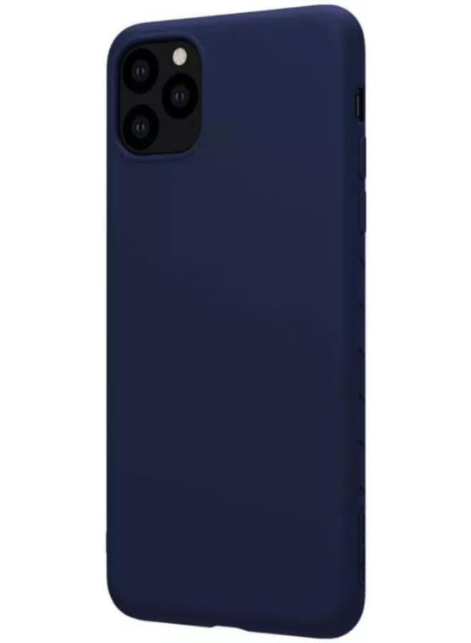 Nillkin Rubber Wrapped Protective Back Cover For Apple Iphone 11 Pro - Blue - Image 2