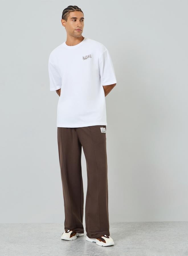Styli Men White Oversized Graphic T-Shirt - Image 2
