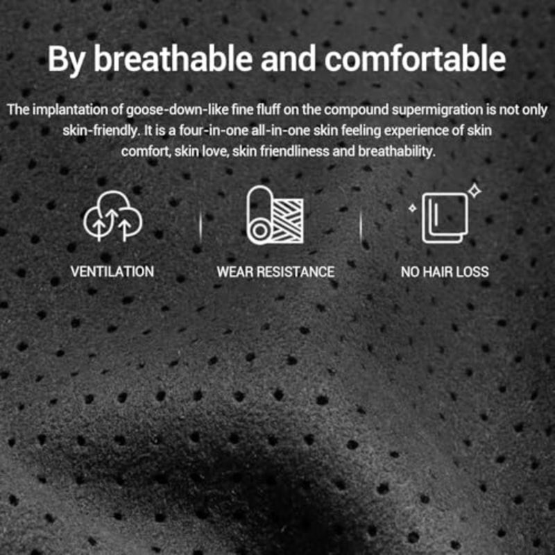 Car Neck Pillows, for headrests, for Travel Interior Accessories and Suede Support Head Pillows, Balance Neck Pillow Designed to Relieve Neck Pain and Muscle Tension - Image 4