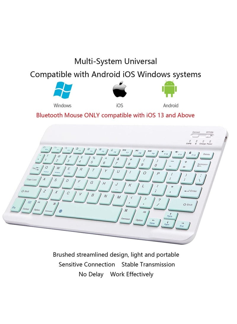 Generic - Wireless Keyboard Mouse Set for Apple iPad iPhone iOS 13 - Image 1