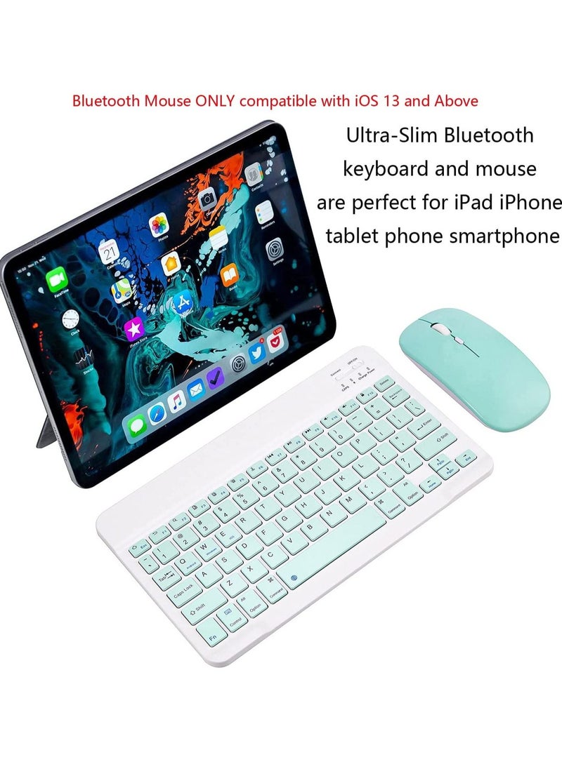 Generic - Wireless Keyboard Mouse Set for Apple iPad iPhone iOS 13 - Image 1