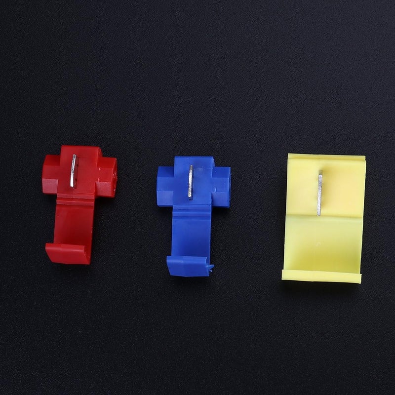 klarako 100pcs Quick Splice Terminals Crimp Connector Solderless Wire Connector Kit - Image 2