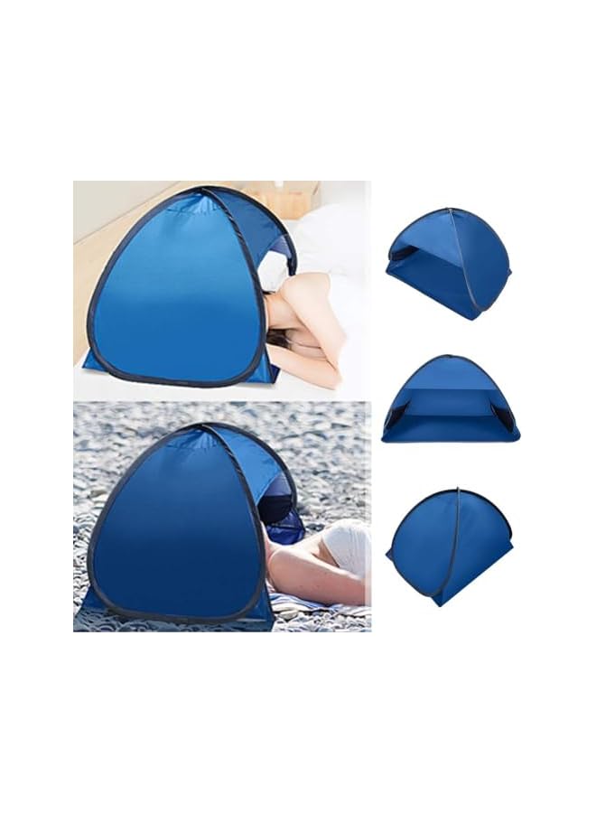 PROMASS Instant Sun Shelter, Portable Shade Canopy with Mobile Phone Stand PopUp Beach Tent Quick Deploy Sunshade Compact Beach Shelter Mini Sun Shade for Personal Sun Protection Windproof and Sand-Proof - Image 5