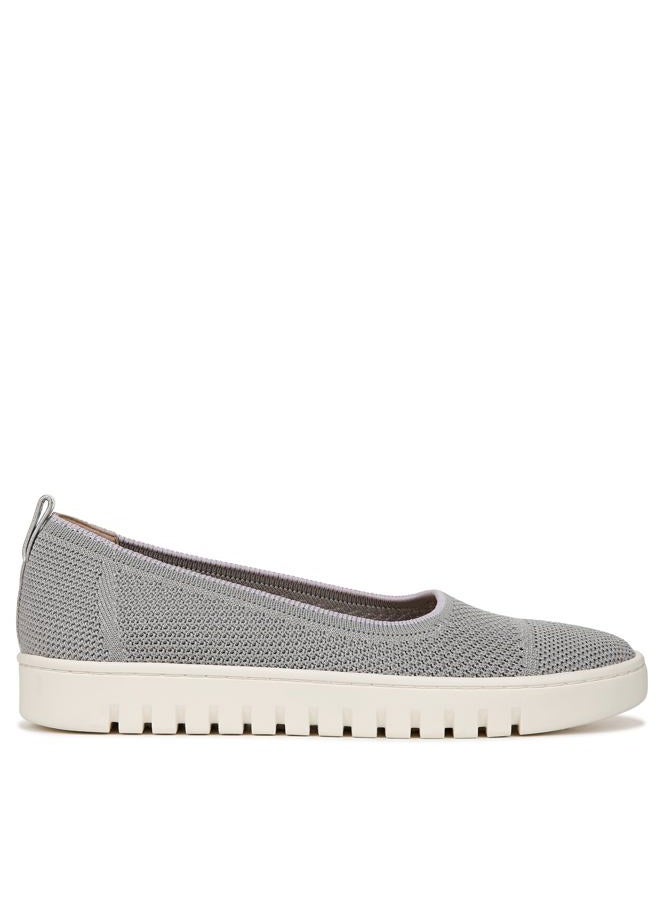 Vionic Women's Uptown Skimmer Knit Ballet Flat, Light Grey, 40.5 EU - Image 5