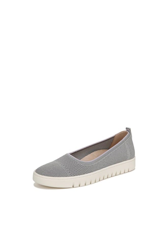 Vionic Women's Uptown Skimmer Knit Ballet Flat, Light Grey, 40.5 EU - Image 2