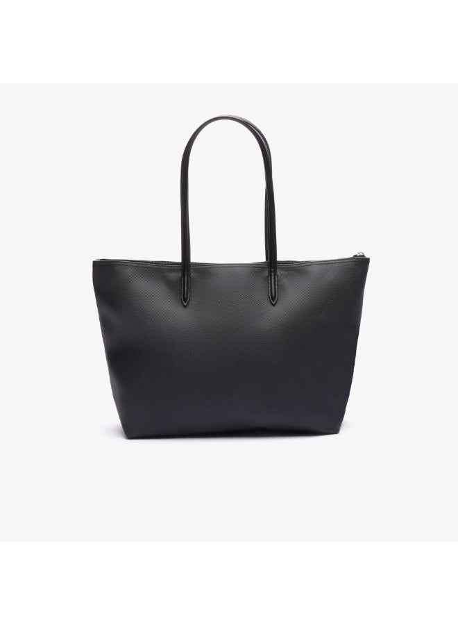 لاكوست حقيبة حقيبة لاكوست الكتف الأسود - Image 5