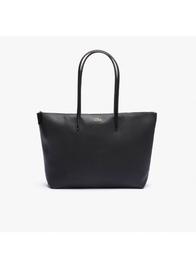 لاكوست حقيبة حقيبة لاكوست الكتف الأسود - Image 4