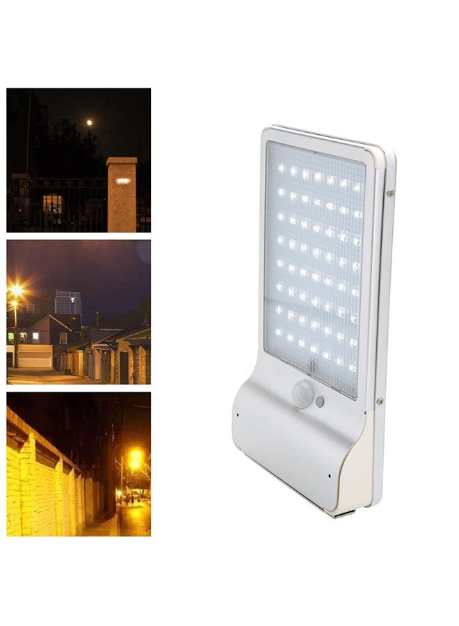 Loquat Outdoor Solar LED Light With Remote Control Silver/Black 20.4x12.2x3.2centimeter - Image 4