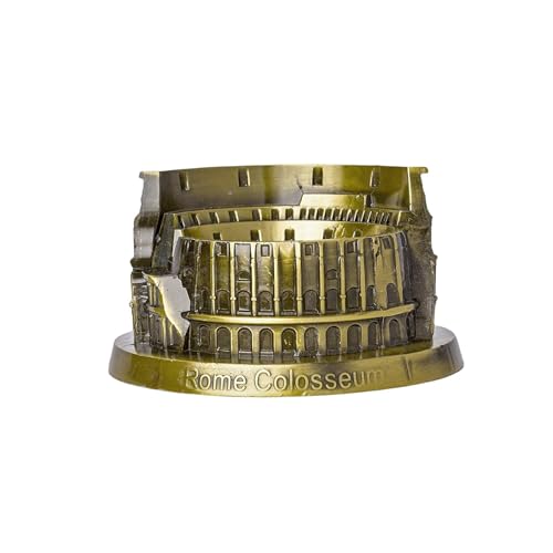 ASHVAH Rome Colosseum Monuments Miniature Showpiece, Replica, Small Metal Souvenir Model - Image 1