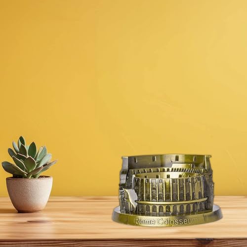 ASHVAH Rome Colosseum Monuments Miniature Showpiece, Replica, Small Metal Souvenir Model - Image 3