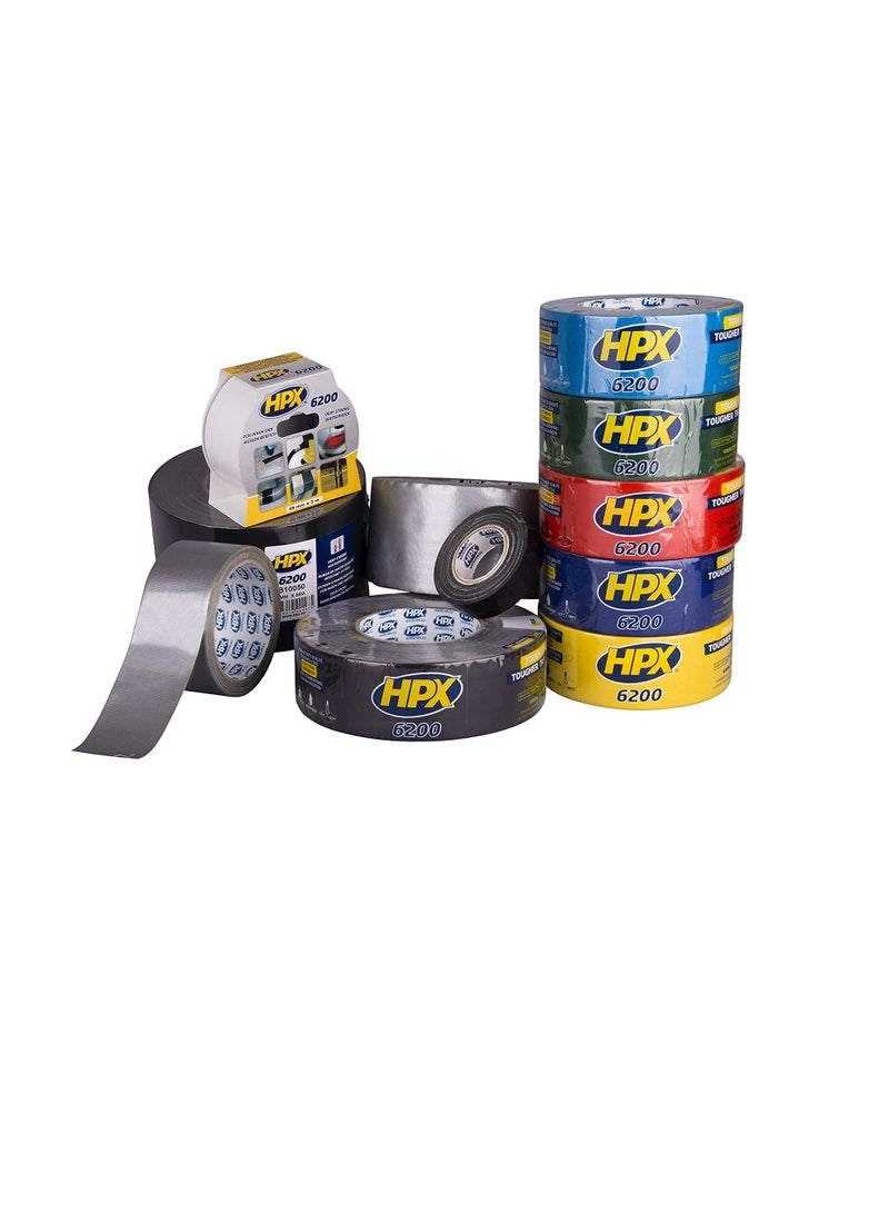 HPX HPX MCB5010 Fabric Tape 48 mm x 10 mm Black  - Image 3