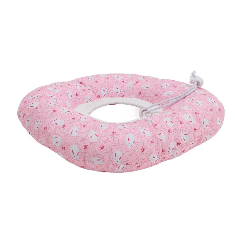 Ear Guard Pillow with Hole Soft Cotton Pain Pressure Reduction Sleeping Cushion Pillow for Side Sleepers Pink - Image 5