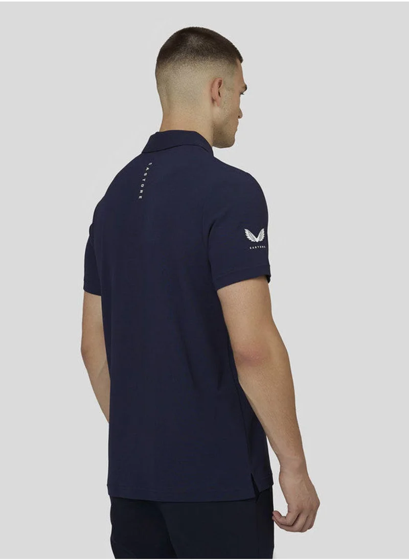 كاستور Men'S Golf Short Sleeve Breathable Polo - Midnight Navy