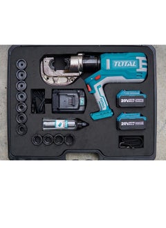 TOTAL Total 20V Cordless Hydraulic Crimping Tool 16–400mm² – 120KN Force, LED Display, 2×5.0Ah Batteries & 4A Charger – Lithium-Ion Crimper for Electrical Cable Lug Termination – Plastic Box Included  - Image 4
