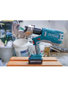 TOTAL Total 20V Cordless Hydraulic Crimping Tool 16–400mm² – 120KN Force, LED Display, 2×5.0Ah Batteries & 4A Charger – Lithium-Ion Crimper for Electrical Cable Lug Termination – Plastic Box Included  - Image 3