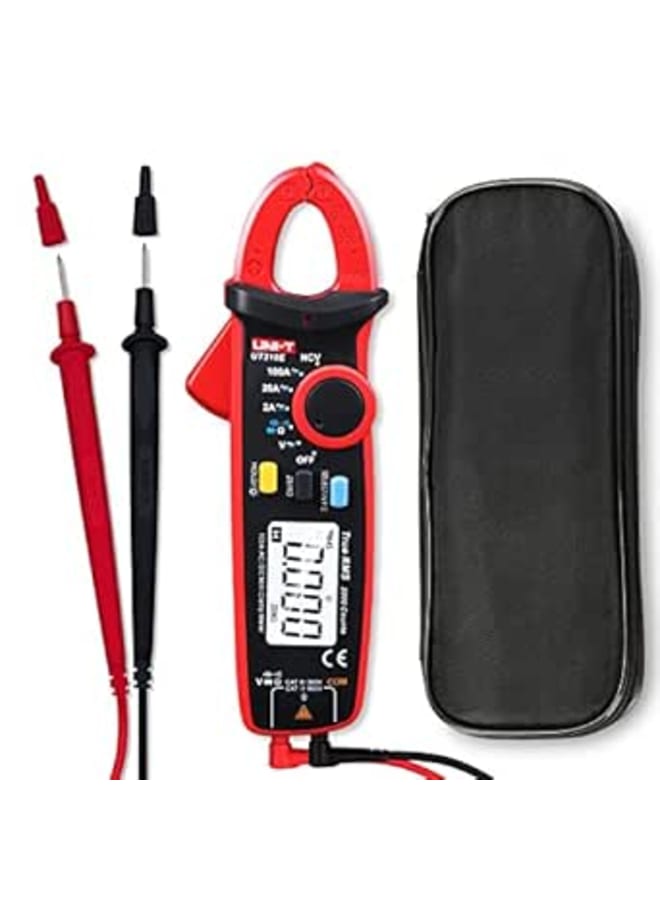 UNI-T UNI-T Ut210E Digital Clamp Meter Ac Dc Amp Meter Clamp Multimeter True Rms 2000 Counts Voltmeter Continuity Tester Capacitor Tool Hvac Multi Tester
