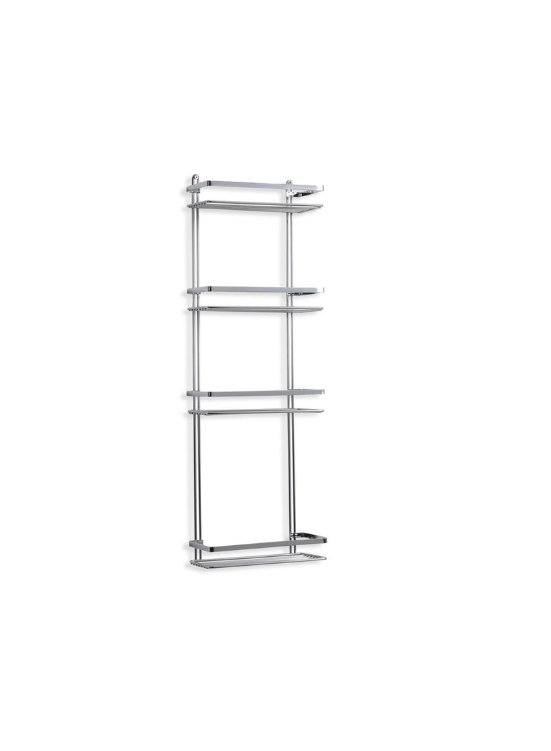 Pan Home Beatrix 4-tier Shower Caddy 25x11x76cm - Chrome - Image 2