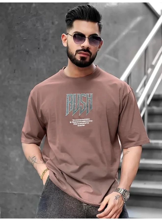 Maniac  Brown T-Shirt for Men for Men | Best Price UAE