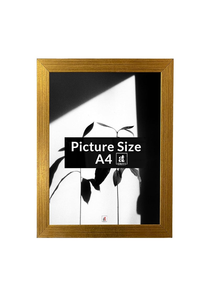 Art Street Art Street A4 Size Certificate, Document Photo frames Single For Home Decoration, Living Room, Office Decoration (Vintage Gold, Size: 8" x 12")  - Image 4