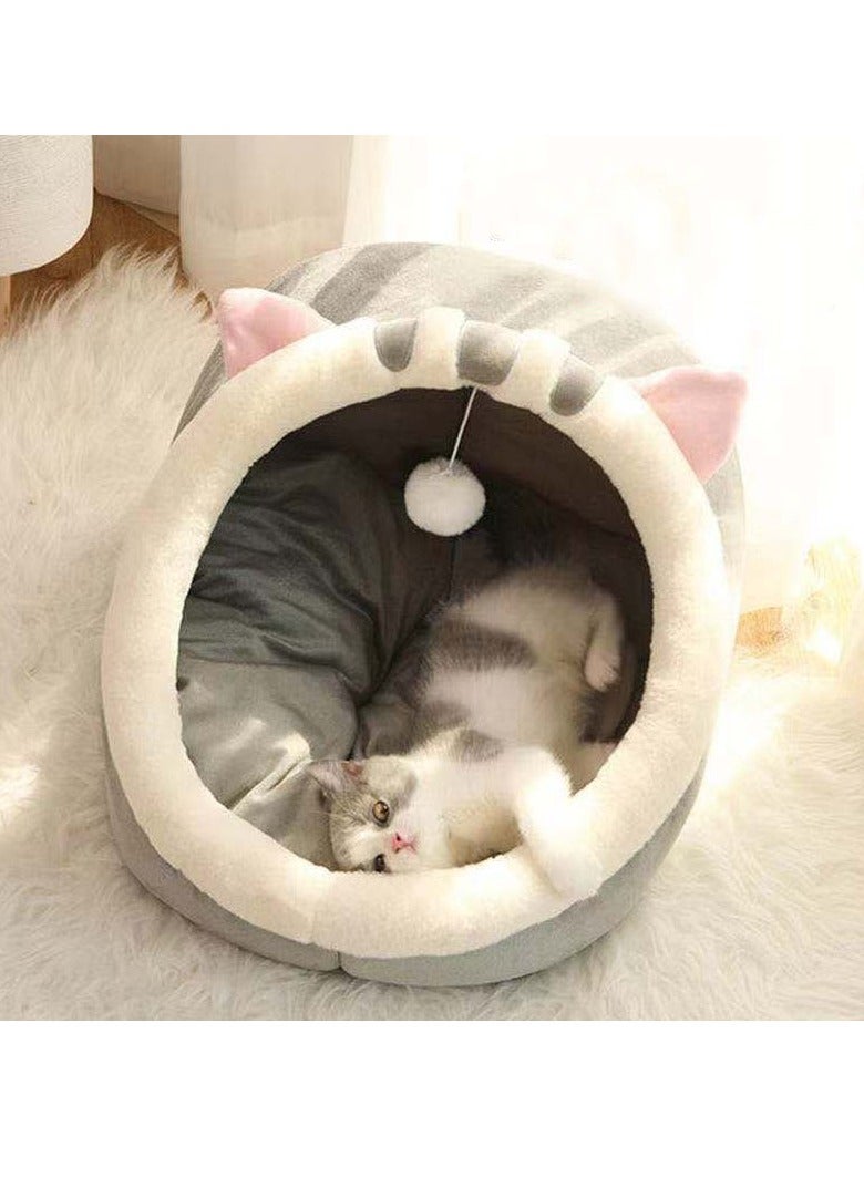 Arabest Lovely Semi Enclosed Detachable Cat Pet House  - Image 2