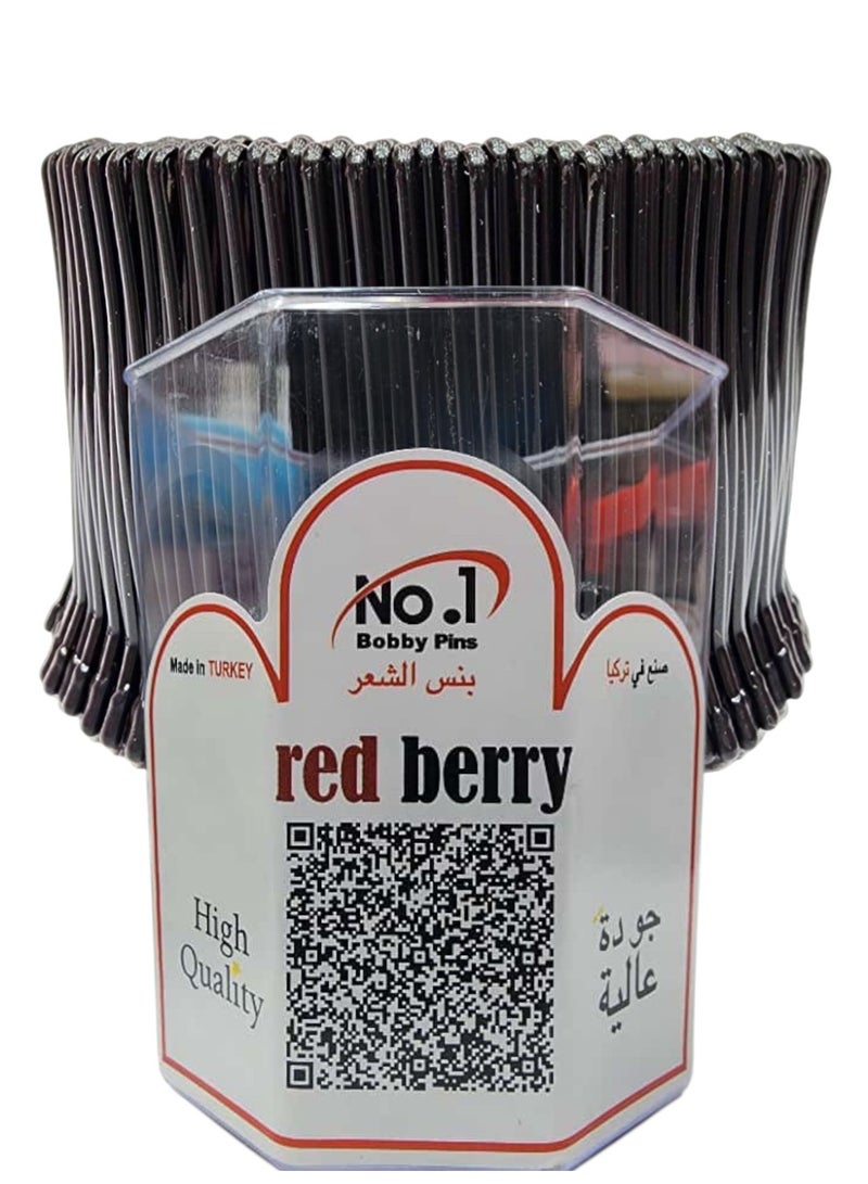 ريد بيري طقم بينس تركي عالي الجودة حجم وسط لون أسود 2 قطع يحتوي على 430 قرص - Image 4