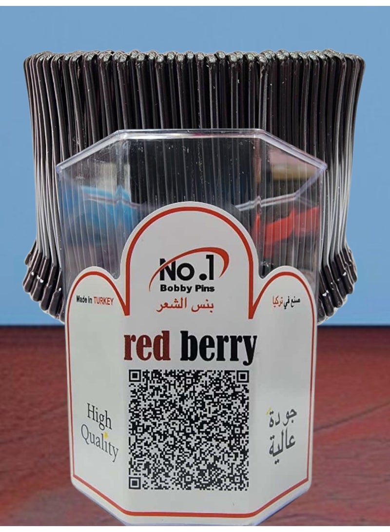 ريد بيري طقم بينس تركي عالي الجودة حجم وسط لون أسود 2 قطع يحتوي على 430 قرص - Image 3