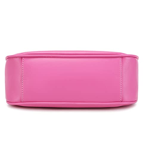 CYHTWSDJ Shoulder Bags for Women, Cute Hobo Tote Handbag Mini Clutch Purse with Zipper Closure (Pink) - Image 4