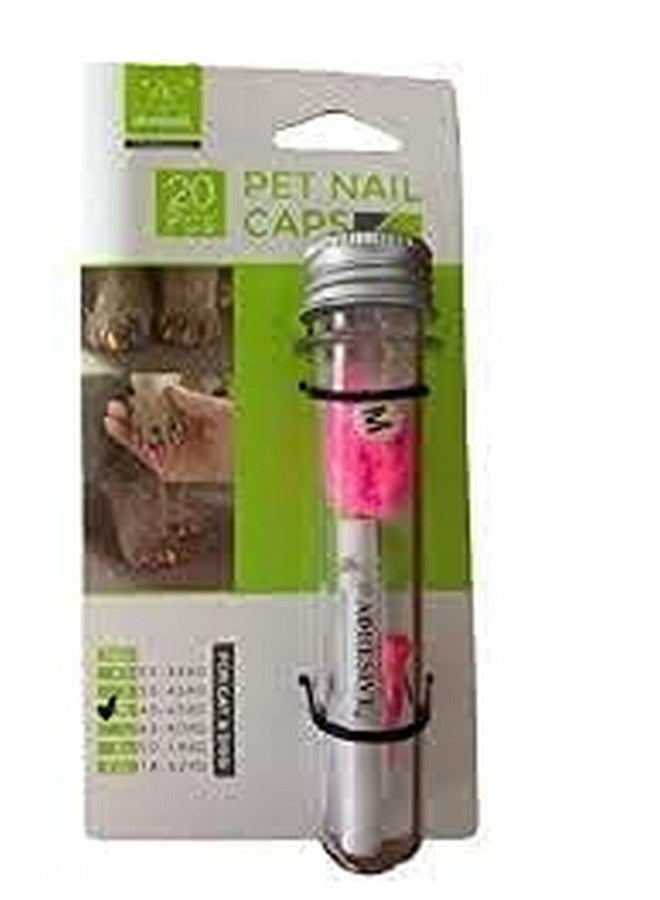 20 Pcs Cat Nail Caps, Colorful Pet Cat And Dog Soft Claws Nail Covers For Cat Claws With Glue And Applicators (Color May Vary) (Large) - Image 4