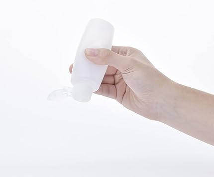 VASANA 2Pcs 136OZ Clear Plastic Bottles with Flip Caps Empty Travel Squeezable Containers Refillable Tube for Shampoo Body Wash Sauce Facial Cleansing Bubble Cream 400ML - Image 4
